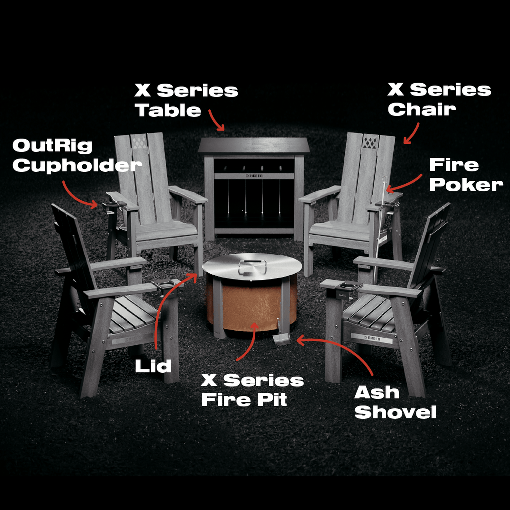 X Series Total Patio Fire Pit Bundle