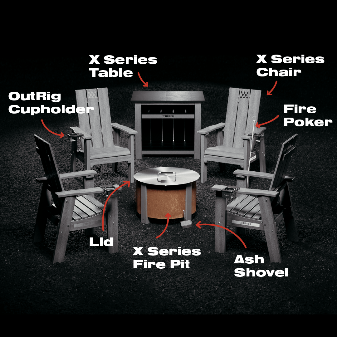 X Series Total Patio Fire Pit Bundle