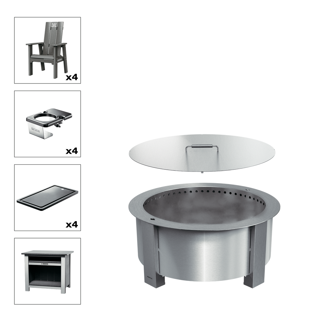 X Series Total Patio Fire Pit Bundle