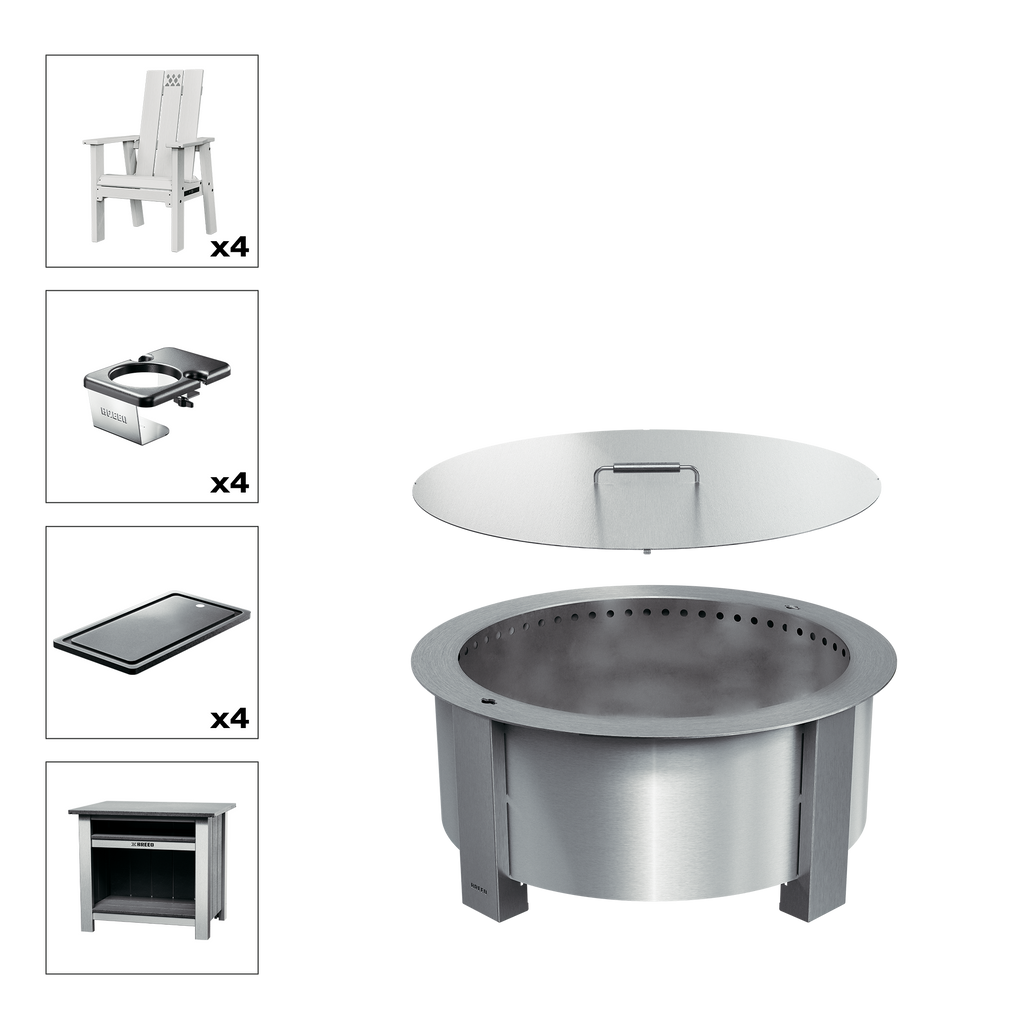 X Series Total Patio Fire Pit Bundle