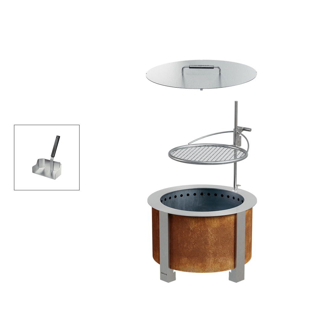 Smokeless Fire Pit Grilling Bundle