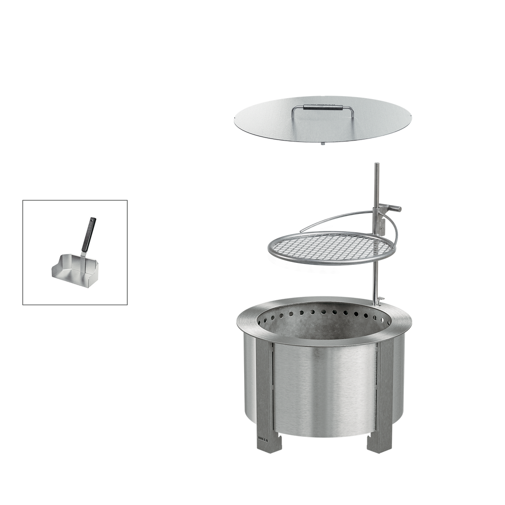 Smokeless Fire Pit Grilling Bundle