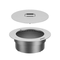 Zentro Stainless Steel Smokeless Fire Pit Insert